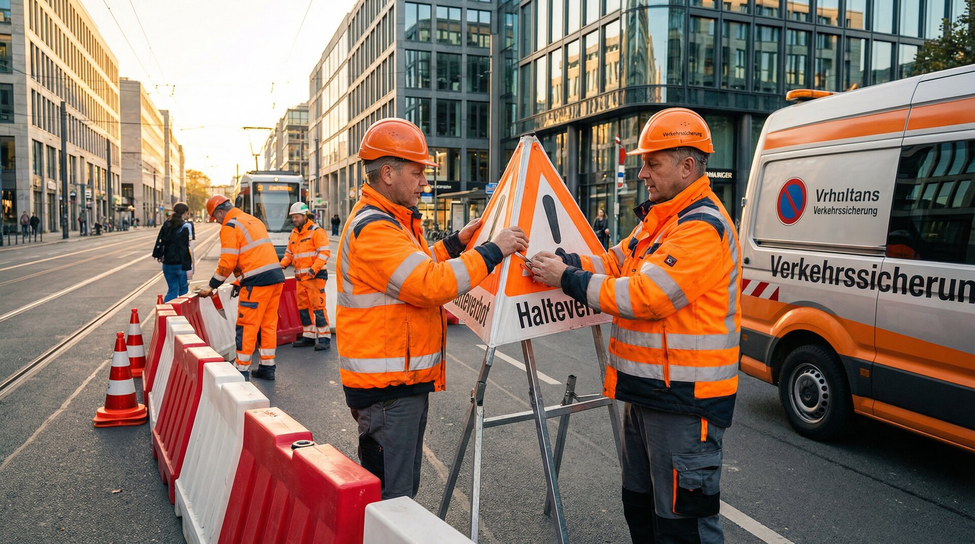 TraffiGo Team bei der Arbeit